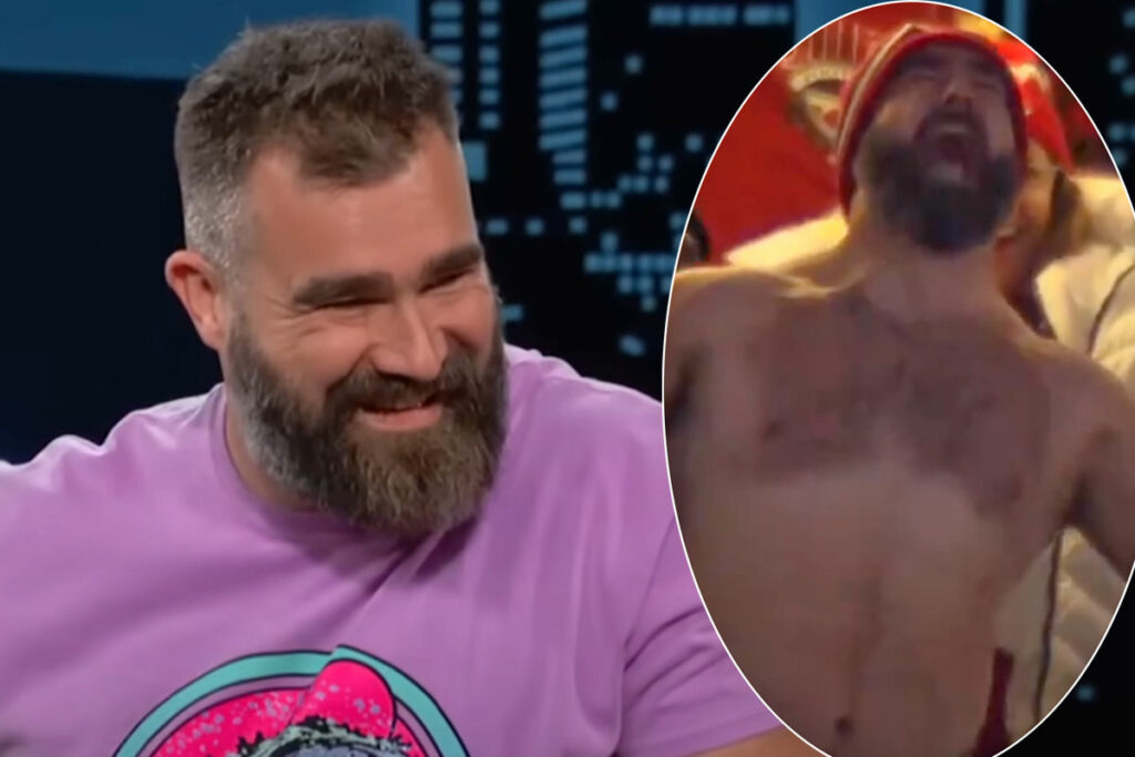 Slimmed Down Jason Kelce Strips Down To A Speedo For Charity! WATCH!