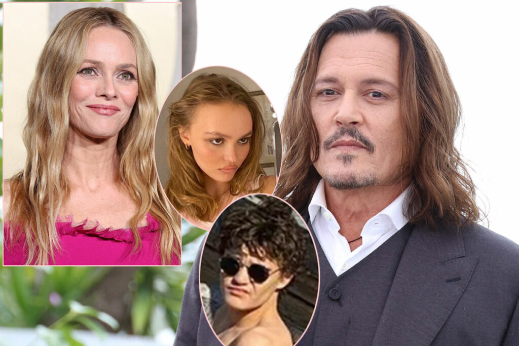 Johnny Depp Opens Up About Raising Kids In France With Ex Vanessa Paradis  In Rare Interview! - Perez Hilton