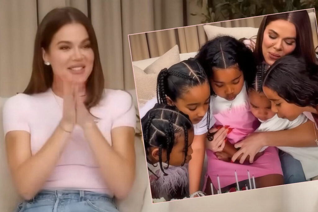 Kardashian Kids Crash Khloé’s Podcast To Wish Her A Happy Birthday! Watch!