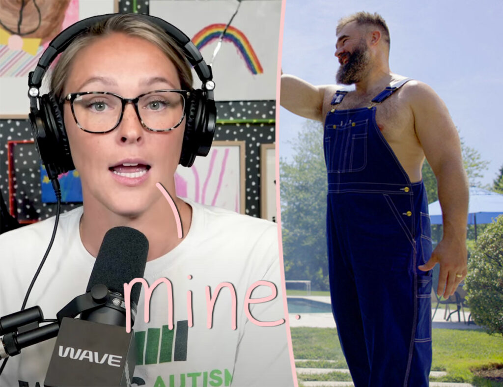 Kylie Kelce Tells Fans To BACK OFF Hubby Jason After 'Sexy' Viral Tattoo: 'Put Your Tongues Back In Your Mouth'
