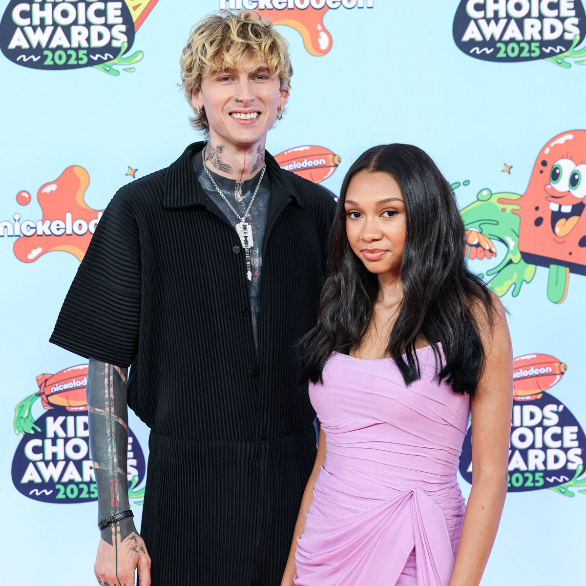 MGK & daughter Casie Baker at the 2025 Kids' Choice Awards red carpet
