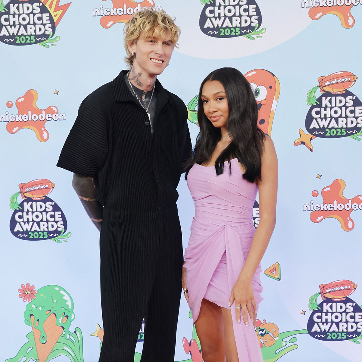 MGK & daughter Casie Baker at the 2025 Kids' Choice Awards red carpet