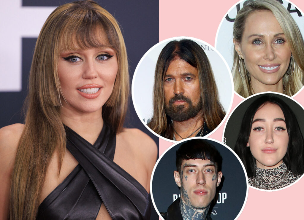 Miley Cyrus mended family feud Tish Billy Ray Noah Trace on Monica Lewinsky podcast