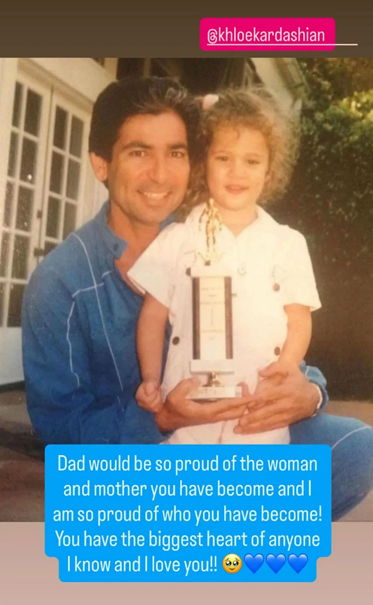 Awww! Rob Kardashian Tells Khloé Their Dad Would Be ‘So Proud’ In Rare Post For Her Birthday!