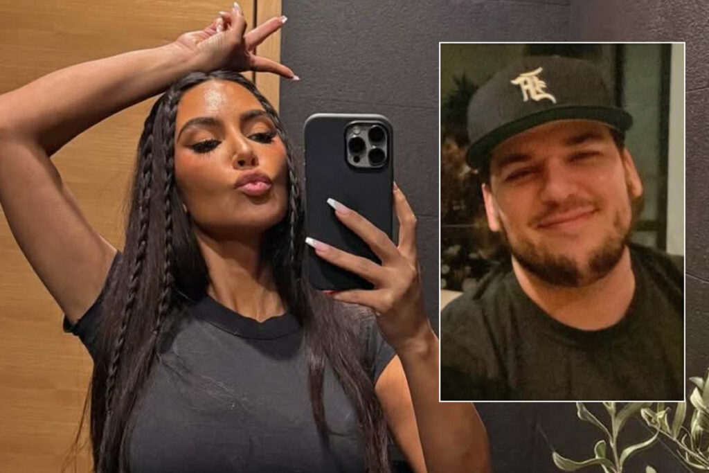 Rob Kardashian Makes Rare Appearance In Kim’s Latest Instagram Selfies! Look!