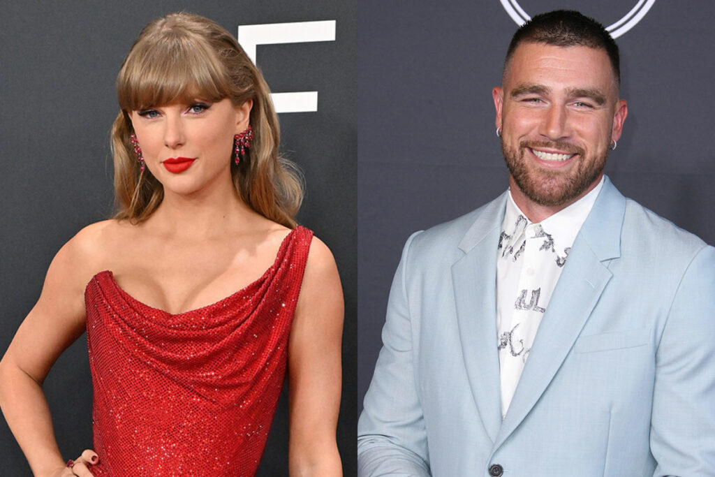Taylor Swift & Travis Kelce Make Casual Red Carpet Debut
