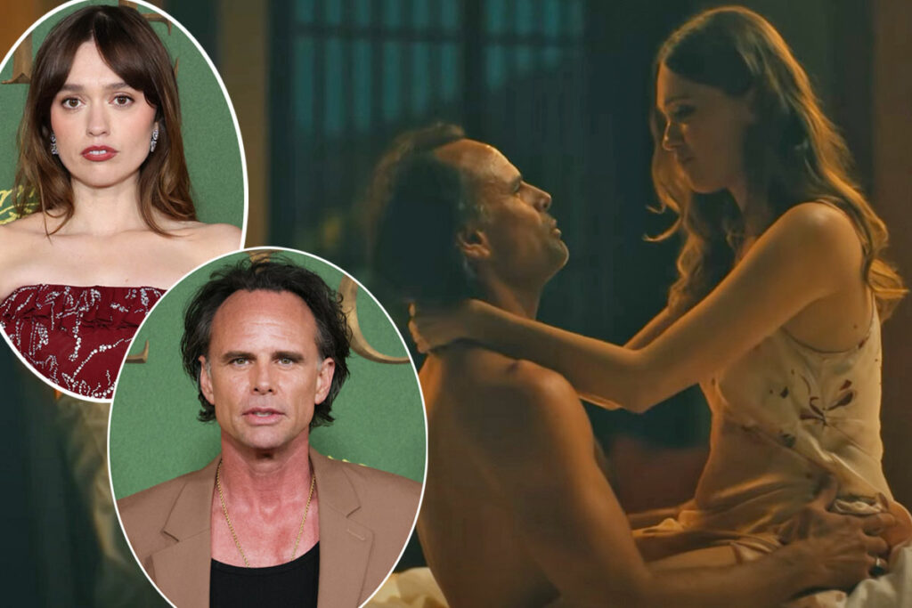 Walton Goggins & Aimee Lou Wood Had A Deleted Sex Scene In The White Lotus!