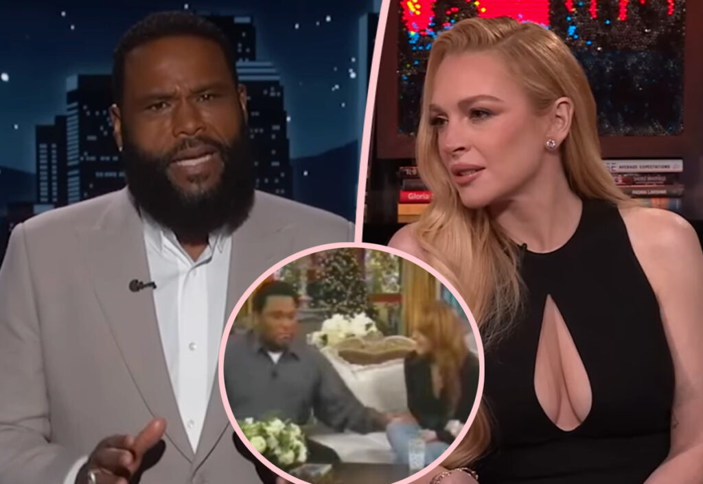 Anthony Anderson Faces Backlash After Interview Telling Teen Lindsay Lohan He Liked 'Them Young' Resurfaces -- And He Reacts!