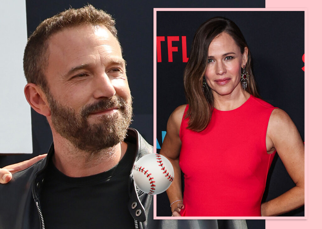 Ben Affleck & Jennifer Garner Go To A Baseball Game Together