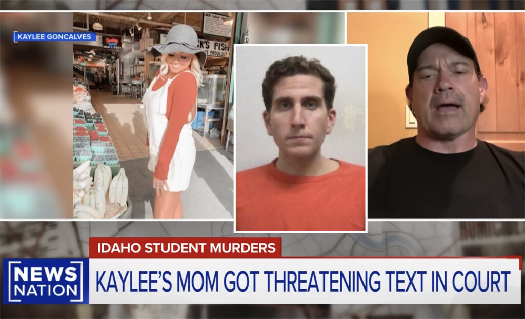 Bryan Kohberger Sentencing Kaylee Goncalves Mother Text Threat