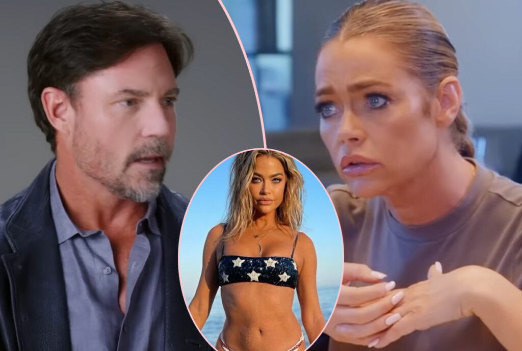 Denise Richards Claims Ex Aaron Phypers Violated Restraining Order After He Stole Her Laptop Containing Nude Photos & Leaked Them!