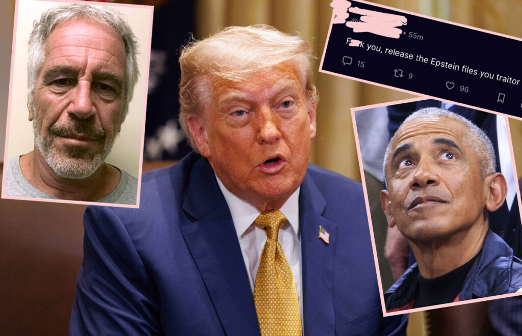 Donald Trump Truth Social Jeffrey Epstein Post Ratioed MAGA Base Response Obama