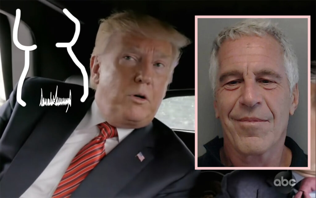 Donald Trump sent Jeffrey Epstein naked woman drawing