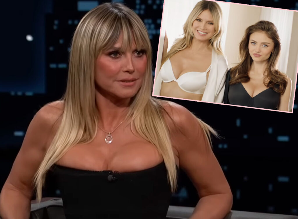 Heidi Klum Finally Responds To Backlash For Doing Lingerie Ads With Her 20-Year-Old Daughter