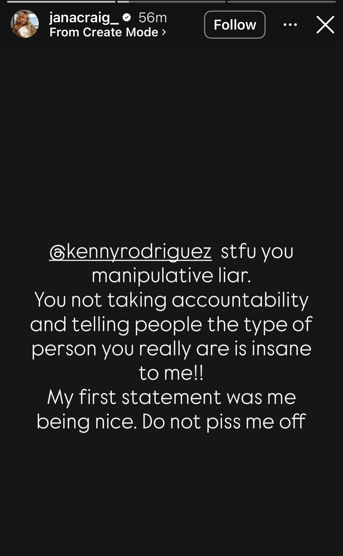 O amigo de Jana Craig sugere um romance de um ano para o ano anterior, com Kenny Rodriguez, terminou por causa do racismo e muito mais-enquanto os colegas de elenco o criticam!