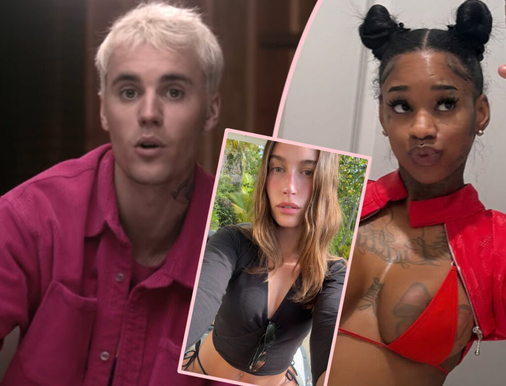 Justin Bieber SLAMMED For Kissing Sexyy Red AGAIN To Promote New Album Amid Hailey Marriage Troubles!