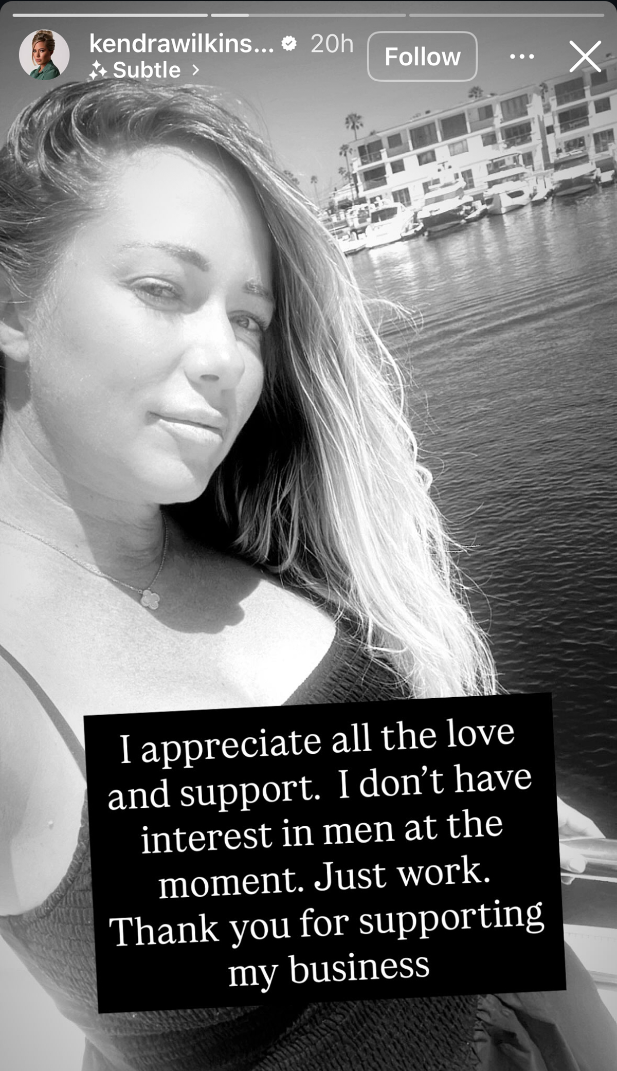 Kendra Wilkinson Says She Has 'No Interest in Men' After Divorce from Hank Baskett