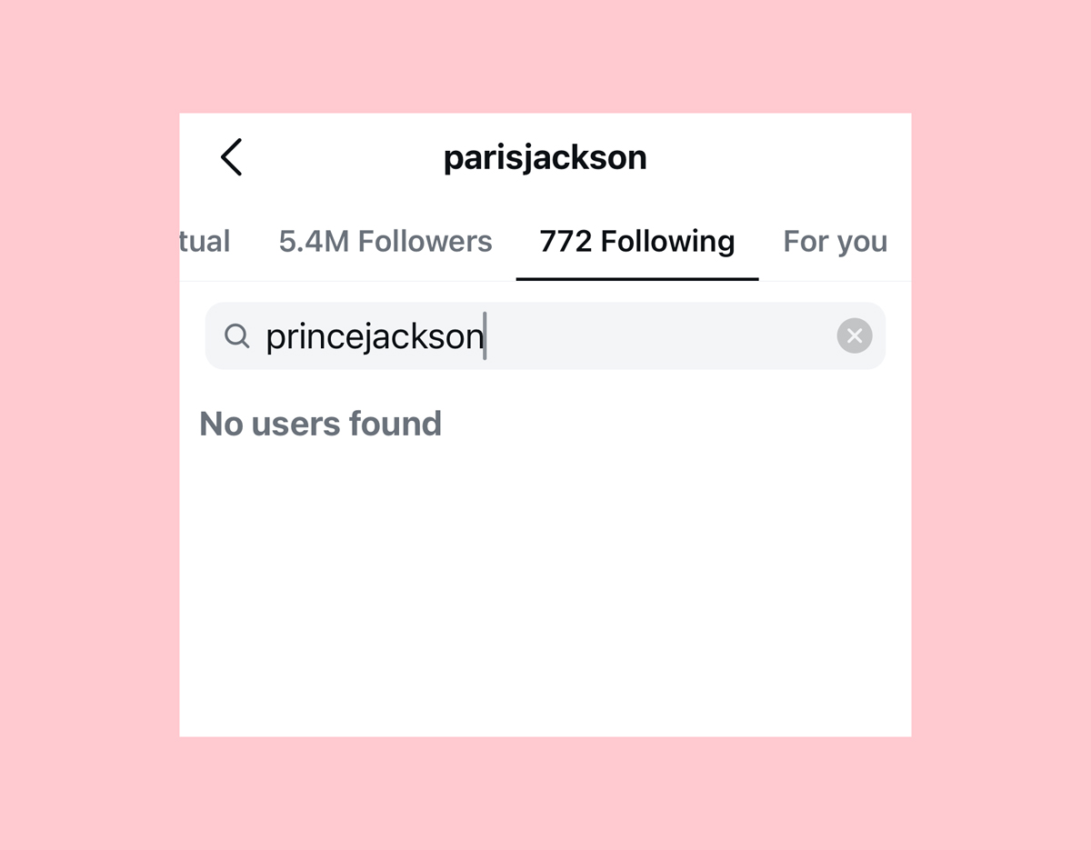 Paris Jackson deixa de seguir seu irmão Prince e falecido pai Michael no Instagram