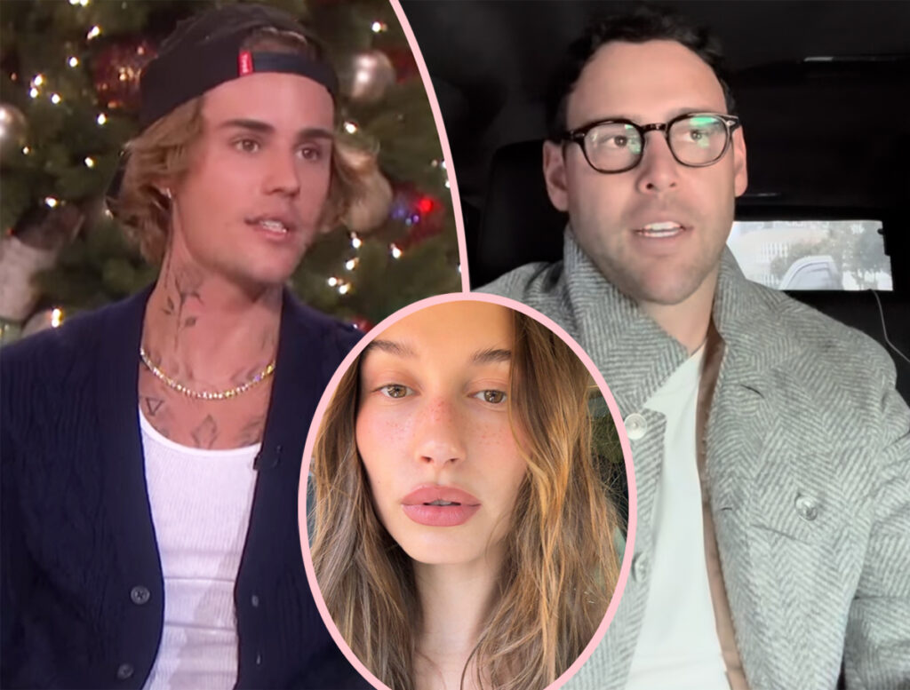 Scooter Braun Praises Justin Bieber In Glowing Review Of New Album Amid Feud -- And Hailey Has A Shady Reaction!