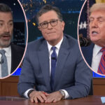 Stephen Colbert Was Canceled Under Suspicious Circumstances -- Now Trump Says 'Jimmy Kimmel Is Next'!