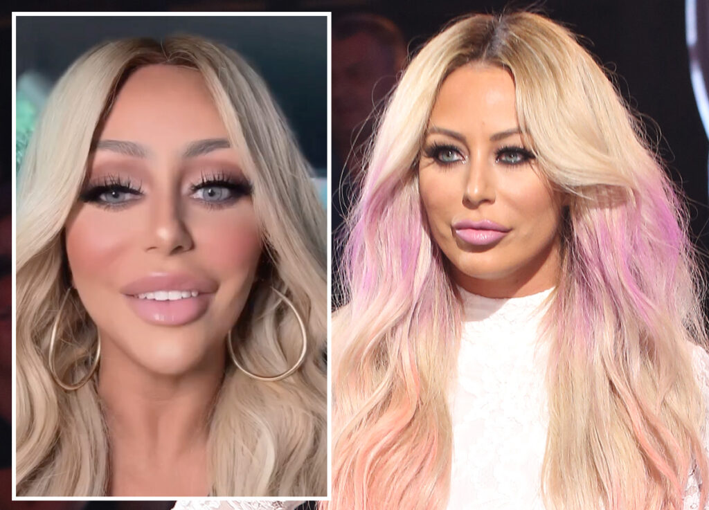 Aubrey O'Day Got A New Boob Job -- But Removed Her Lip Filler!