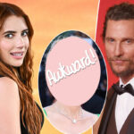 Emma Roberts & Matthew McConaughey Awkwardly Ignore THIS Celeb In Painful Viral Video! Watch!