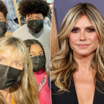 Heidi Klum Shares Rare Pic With Both Sons -- Who Are Now Comically Taller Than Mom!