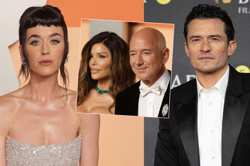 Katy Perry & Orlando Bloom Together Again... For Jeff Bezos & Lauren Sanchez's Honeymoon!