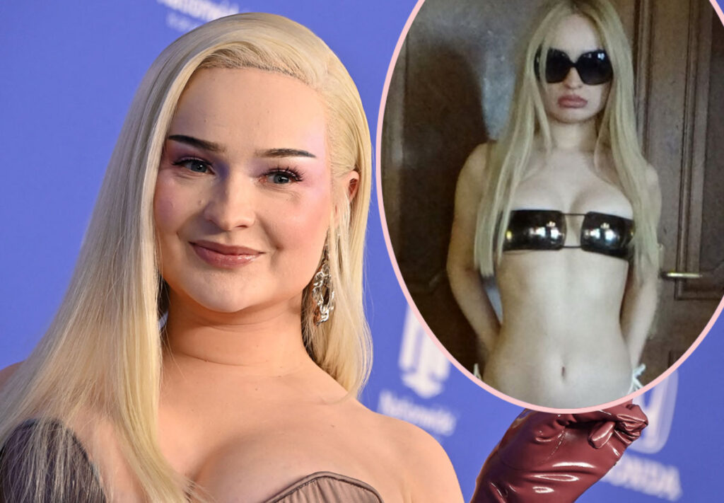 Kim Petras Strips Nearly Naked To Show Off Major Weight Loss!