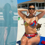 Kourtney Kardashian Gets Hilariously Real After Fan Says She Looks Pregnant In Bikini Pic