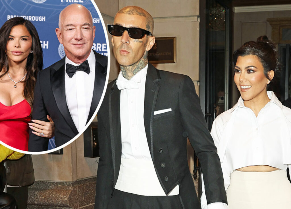 Internet Praising Kourtney Kardashian For NOT Attending Bezos Wedding!