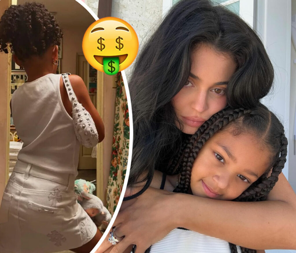 Kylie Jenner Shows Off Daughter Stormi's Custom $15,000 Outfit!