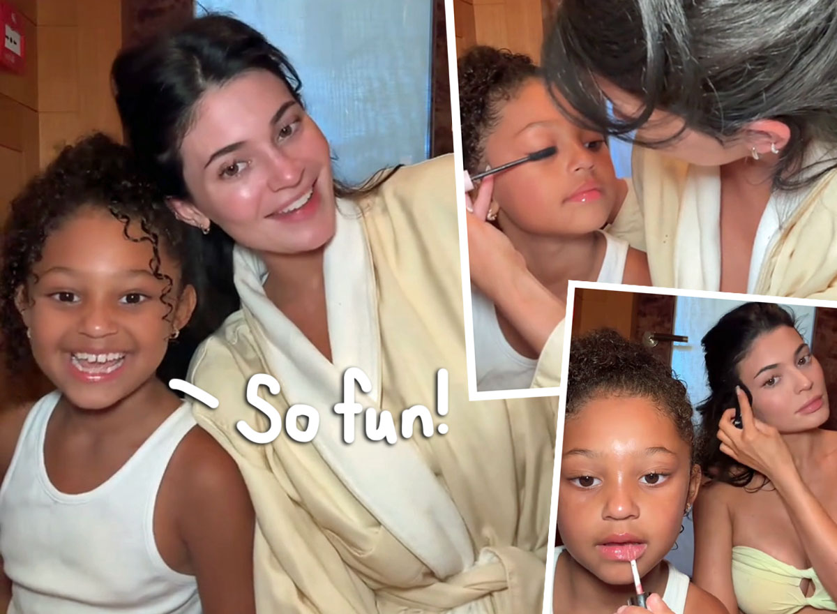 Kylie Jenner & Stormi Get Glam With MommyDaughter Makeup Tutorial