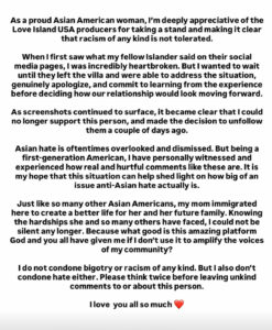 Love Island USA’s Belle-A Reacts To Cierra’s Exit Following Resurfaced