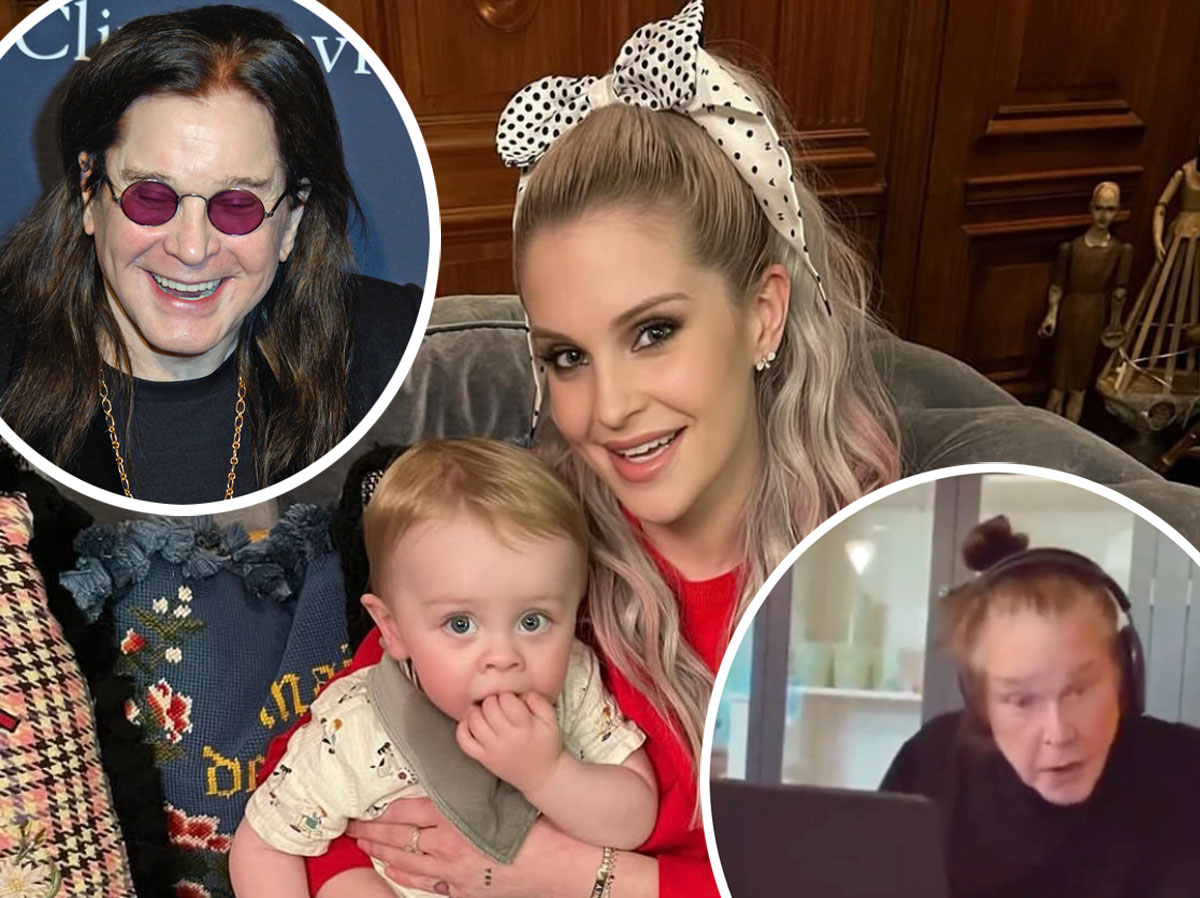 Ozzy Osbourne Seen Happily Hanging With Daughter Kelly Grandson In Ozzy Osbourne Seen Happily Hanging With Daughter Kelly Grandson In