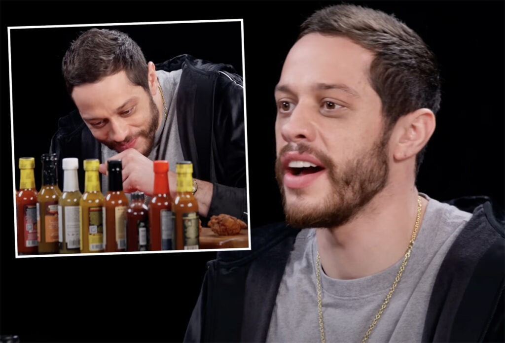 Pete Davidson Returns To Hot Ones After Quitting Last Time!