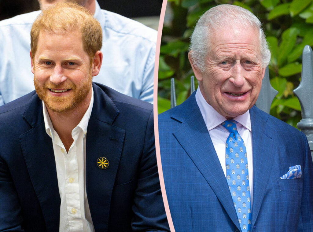 OMG! Prince Harry & King Charles' Aides Meet For 'Secret Peace Summit' - Is  This The End Of The Feud? - Perez Hilton