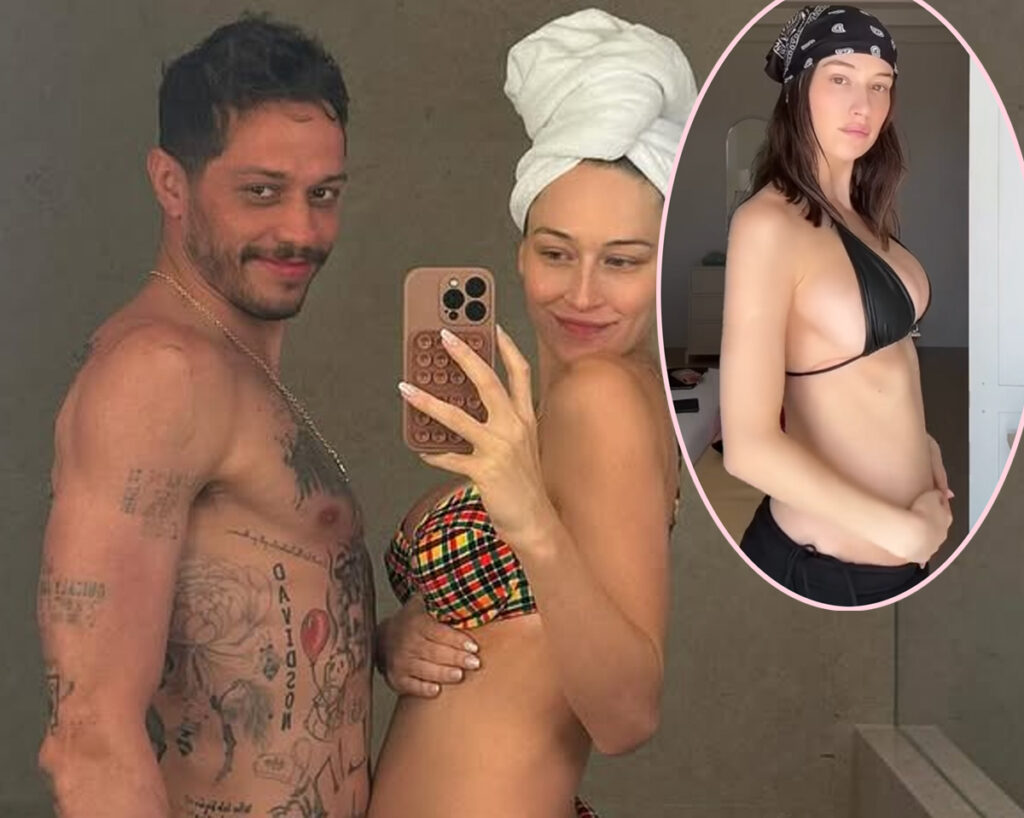 Pete Davidson's Girlfriend Shows Off Baby Bump In Surprisingly Intimate Pics Of Romantic Vacation!