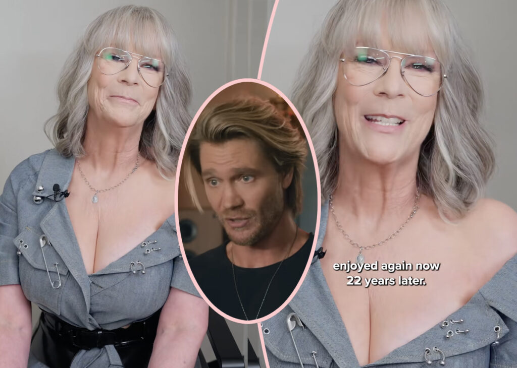 Jamie Lee Curtis Viral Freakier Friday Outfit Cleavage Disney TikTok