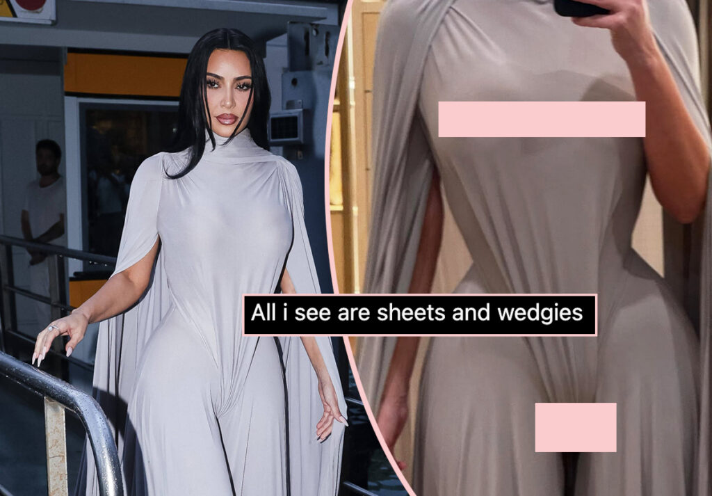Kim Kardashian Venice Outfit Maison Margiela Internet Reactions