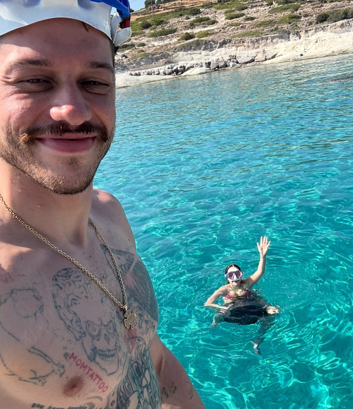 Pete Davidson's Girlfriend Shows Off Baby Bump In Surprisingly Intimate Pics Of Romantic Vacation!