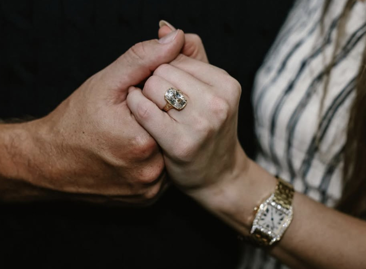 Taylor Swift watch and engagement ring