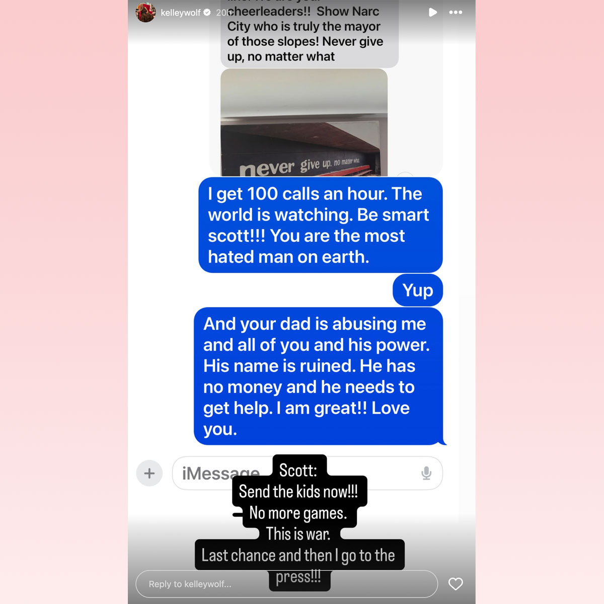 Kelly Wolf goes on social media tangent amid arrest