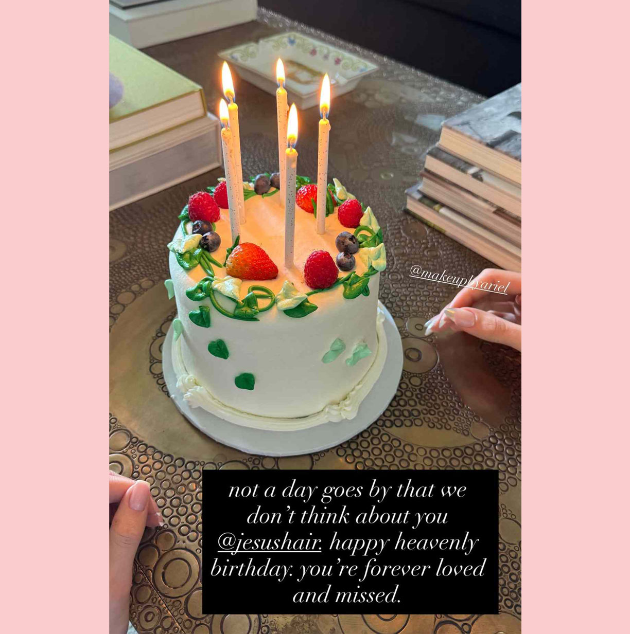 Kylie jenner tribute Jesus guerrero 