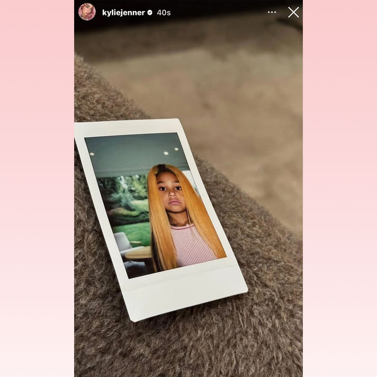 Stormi recreates King Kylie look