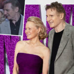 Liam Neeson & Pamela Anderson Kiss In New Naked Gun Promo! Leaning Into It!