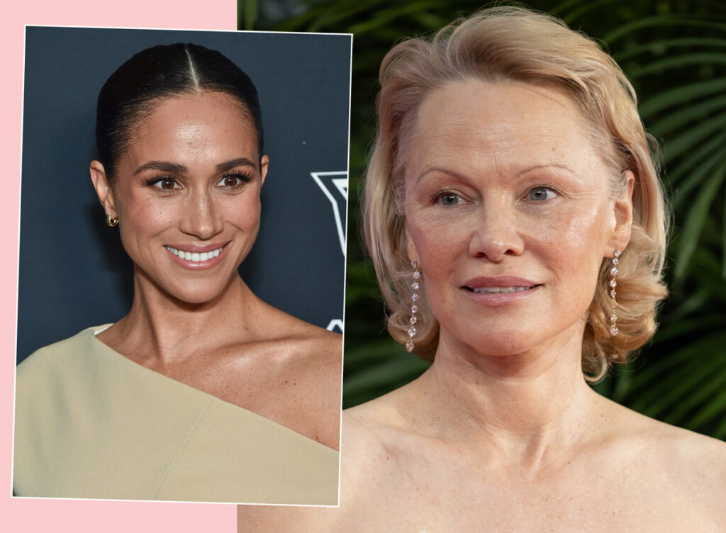 Pamela Anderson Seemingly Shades Meghan Markle Over Copycat Claims -- And She Subtly Claps Back!