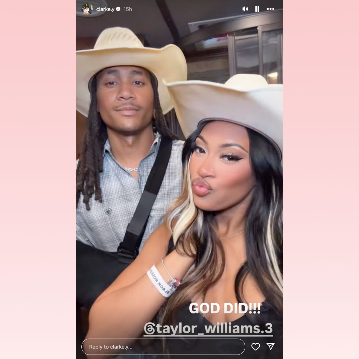 Taylor Williams suffers horse riding accident