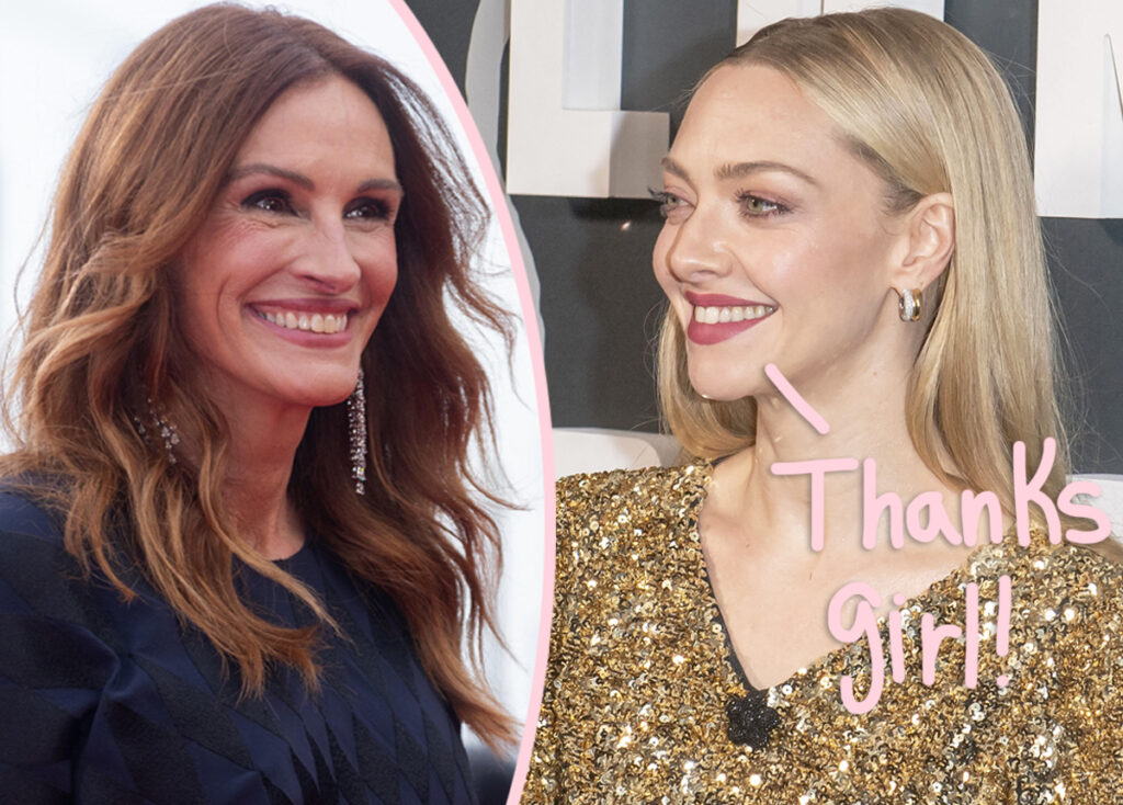 Amanda Seyfried Wears Julia Roberts' Venice Film Festival Outfit After  Asking To Borrow It! LOOK! - Perez Hilton