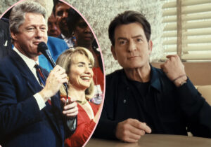Charlie Sheen Claims Bill Clinton Tried To Cheat On Hillary With HIS